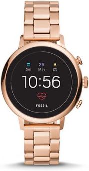 Fossil Venture HR 40 mm roségold am Edelstahlarmband roségold [Wi-Fi, 4. Generation]A1