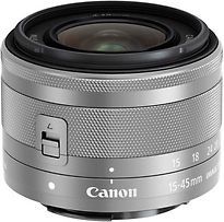 Canon EF-M 15-45 mm F3.5-6.3 IS STM 49 mm Filtergewinde (Canon EF-M Anschluss) silberA1