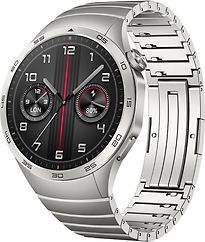 Huawei Watch GT 4 Pro 46 mm silber am Edelstahlarmband silberA1