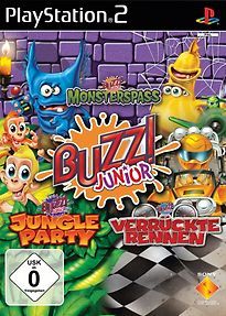 Buzz! Junior: Jungle Party / Monsterspass / Verrücktes Rennen [inkl. 4 Buzzer]A1